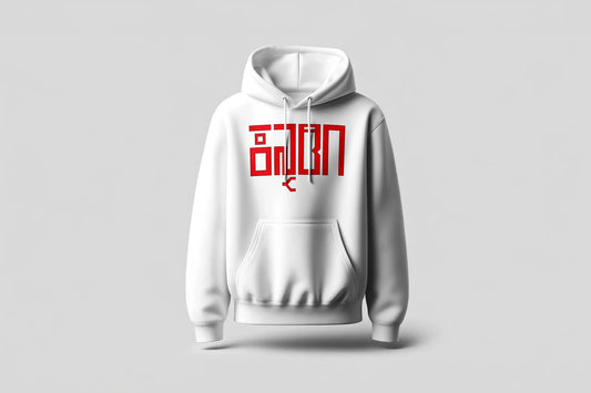 Kannadiga Hoodie | Premium Men Pride Edition | Kannada Printed Hoodie | Black & White | ShirtlessClub