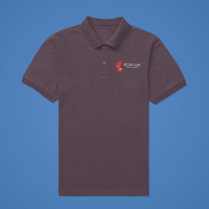 Karnataka Ondu Rajya Halavu Prapancha Polo Tshirt | White Chest Print | Unisex Corporate Wear | Black, Brown, Blue | ShirtlessClub