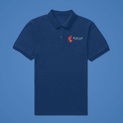 Karnataka Ondu Rajya Halavu Prapancha Polo Tshirt | White Chest Print | Unisex Corporate Wear | Black, Brown, Blue | ShirtlessClub