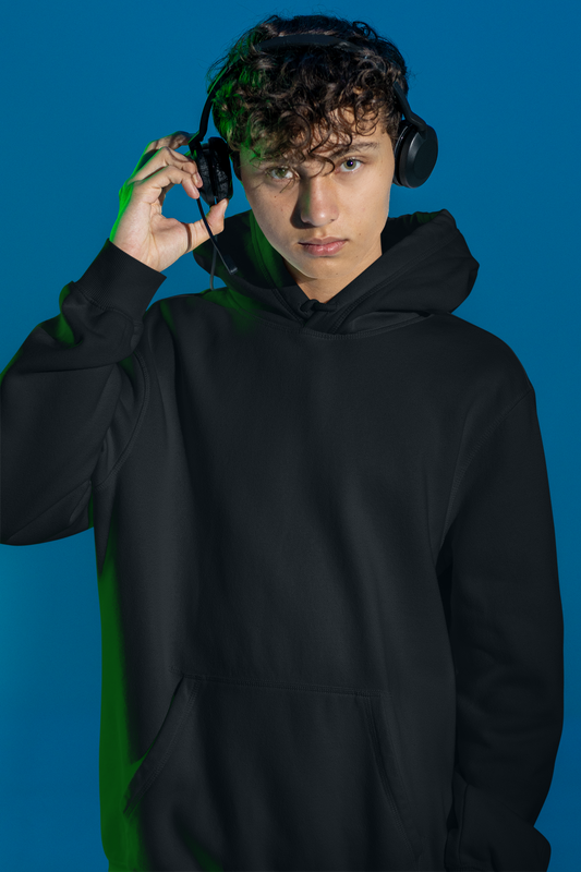 RCB Black Hoodie | Premium Unisex Cricket Fanwear | 100% Cotton Fleece | ShirtlessClub