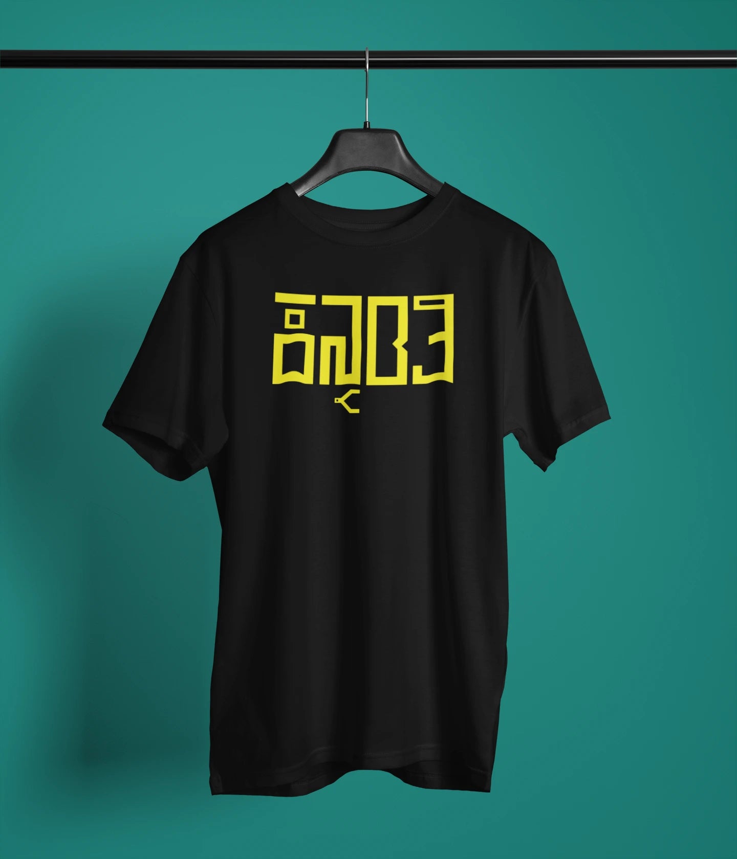 Kannadathi Tshirt for Women | Red & Black with Yellow Print | Premium Cotton | ShirtlessClub